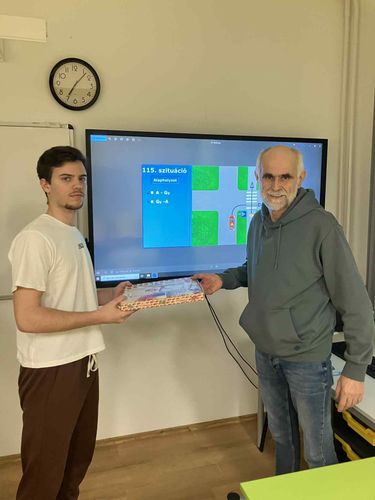 KRESZ verseny a kollégiumban